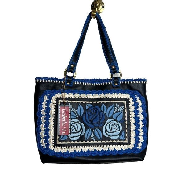 Isabella Fiore Embroidered Shoulder Bag NWT - Picture 1 of 8